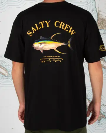 Salty Crew Mossback SS Tee Navy Heather – TackleWest