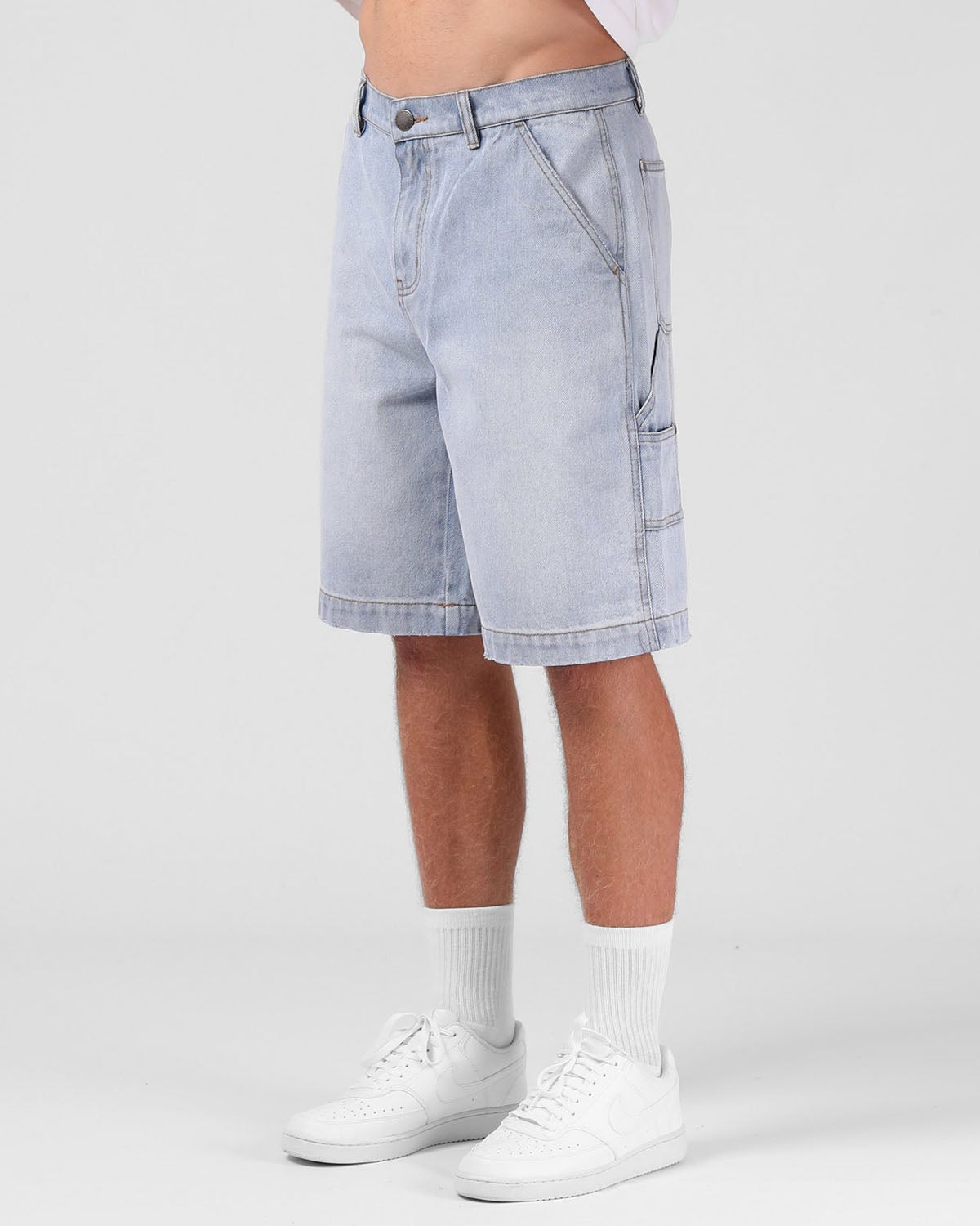 Denim store work shorts