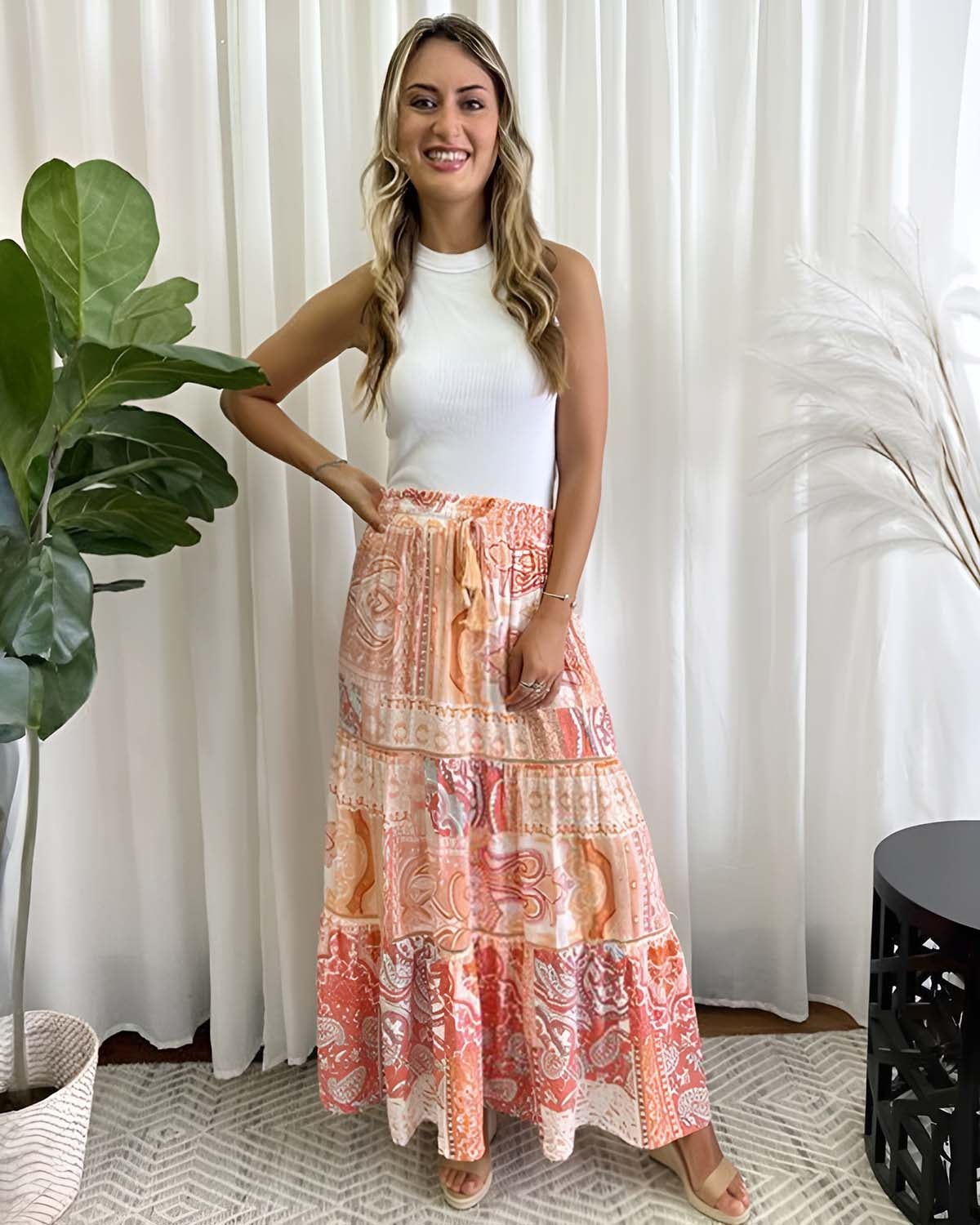 Elba Maxi Skirt | Chances Surf NZ