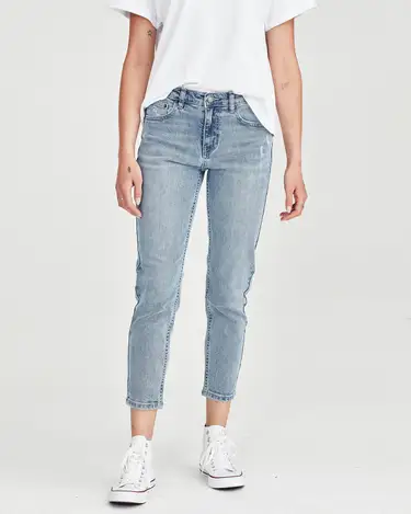 Junkfood Jeans Slip Ankle Grazer Black - Moutique