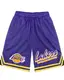 Men's Los Angeles Lakers Tommy Jeans Purple Mike Mesh Basketball Shorts