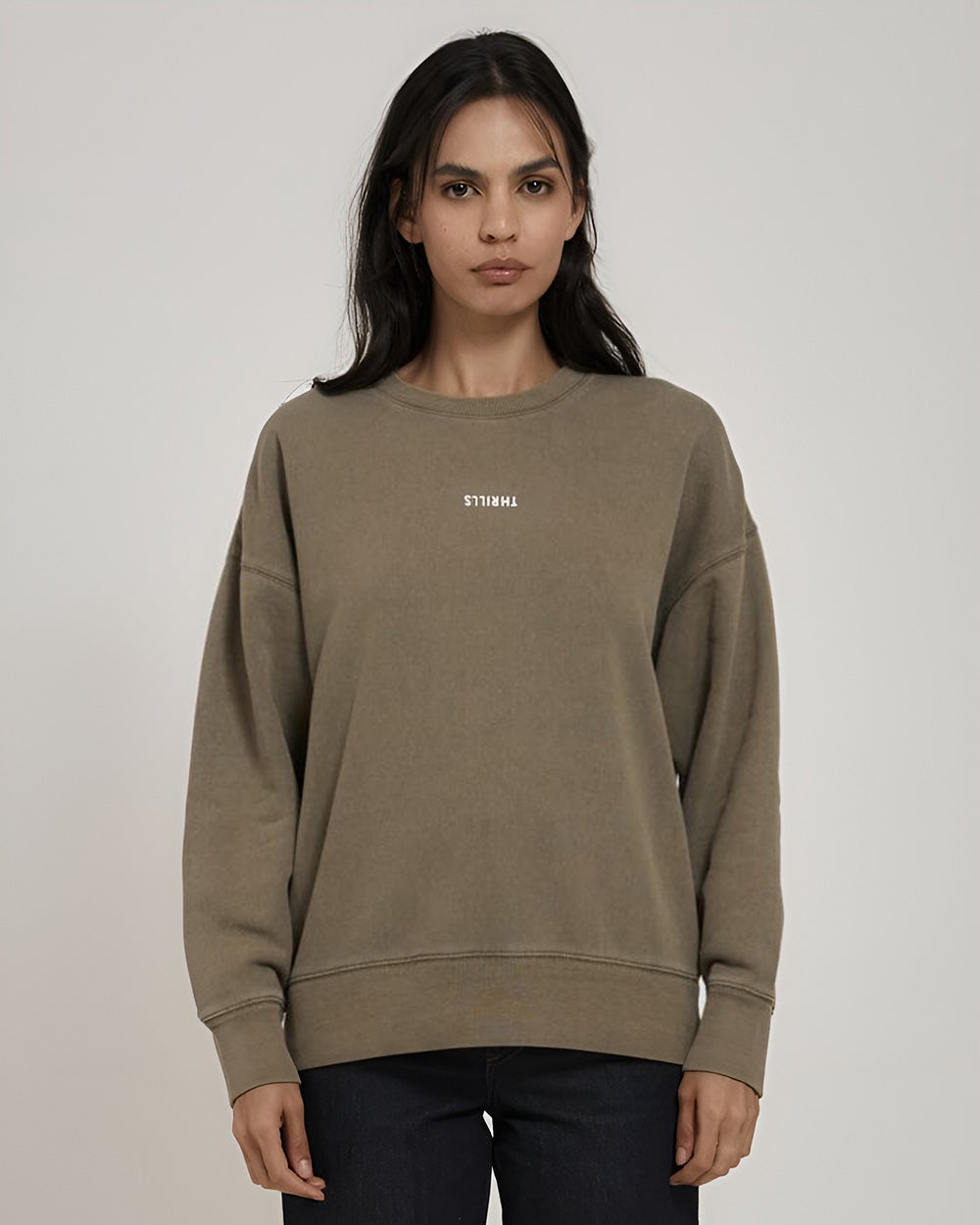 Minimal Thrills Slouch Crew Jumper | Chances Surf NZ