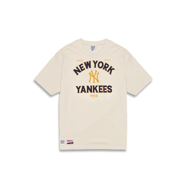 New York Yankees MLB Heritage Dark Blue Oversized T-Shirt