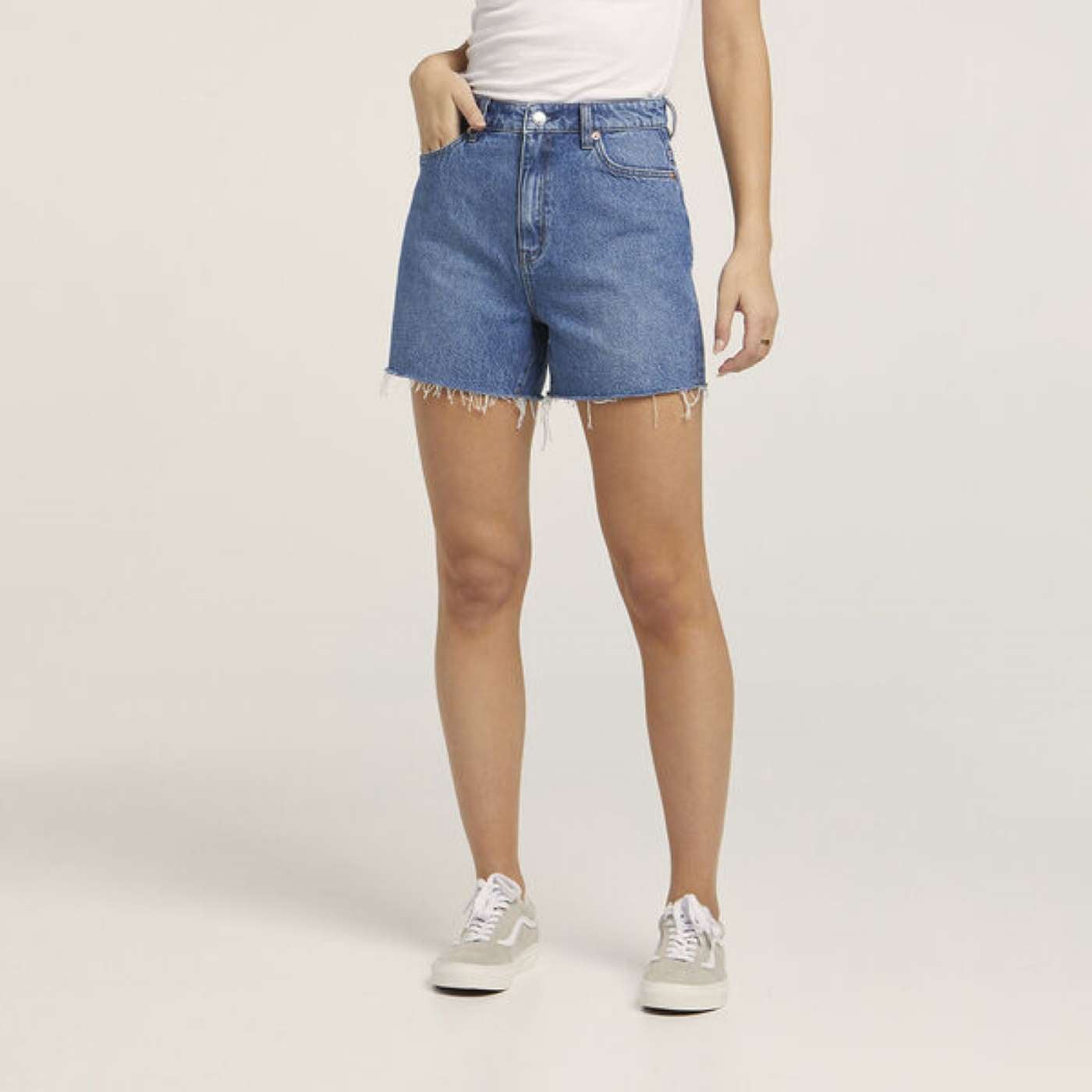 Girlfriend on sale denim shorts