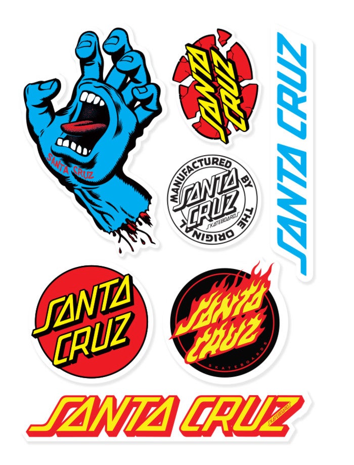 Screaming Hand Multi Stickers Chances Surf NZ