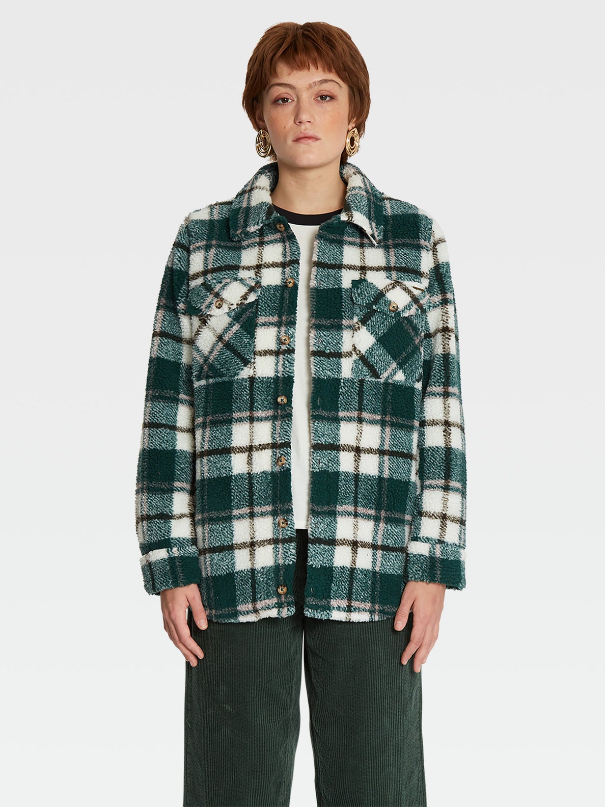 Sherpa 2024 plaid pullover