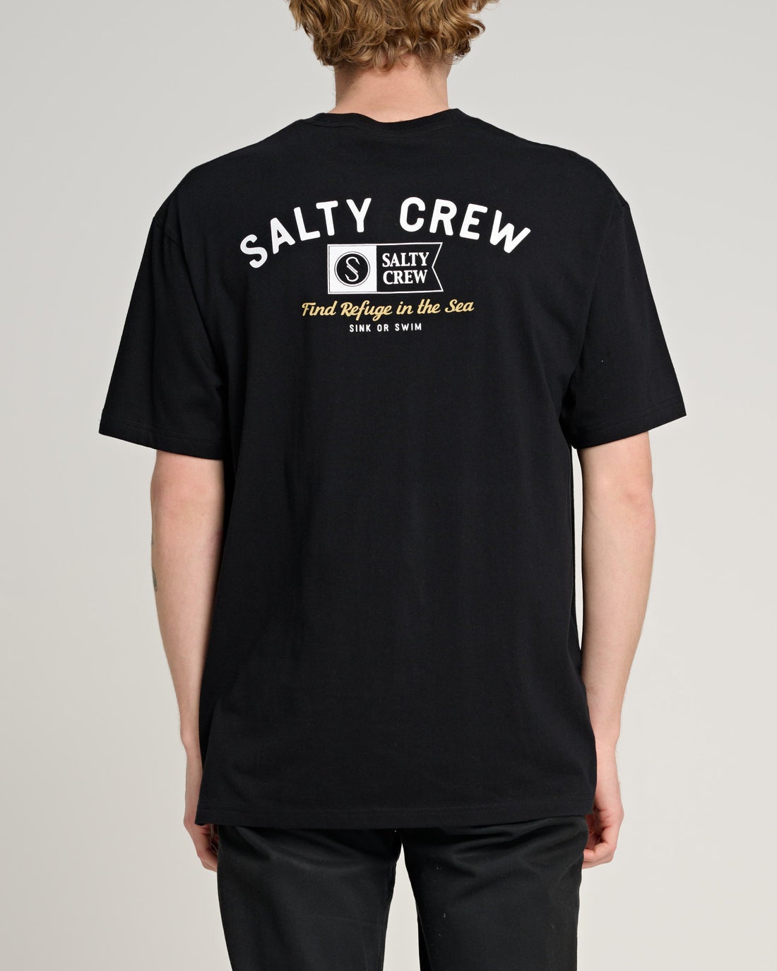 Salty Crew New Waves Standard SS Tee Navy L